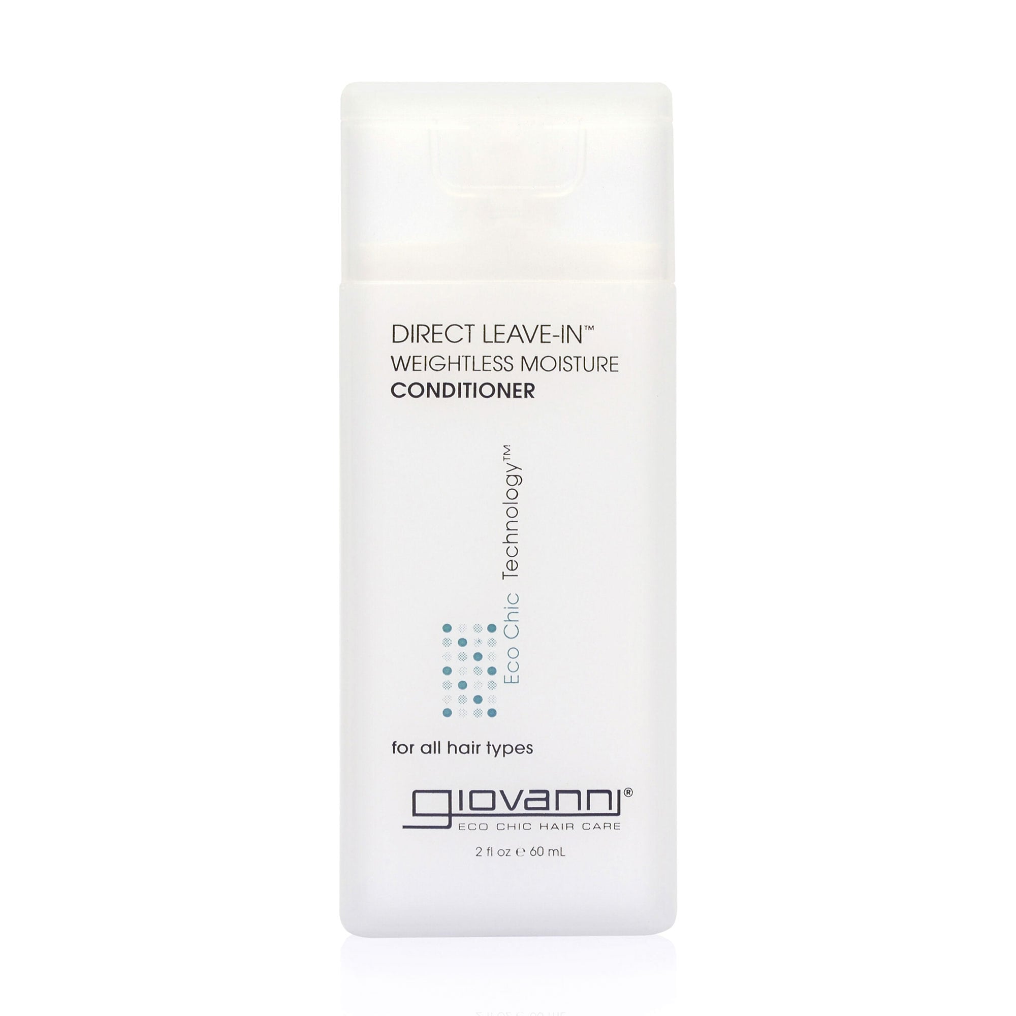 Зволожувальний незмивний кондиціонер Giovanni Eco Chic Technology Weightless Moisture Conditioner для всіх типів волосся, 60 мл